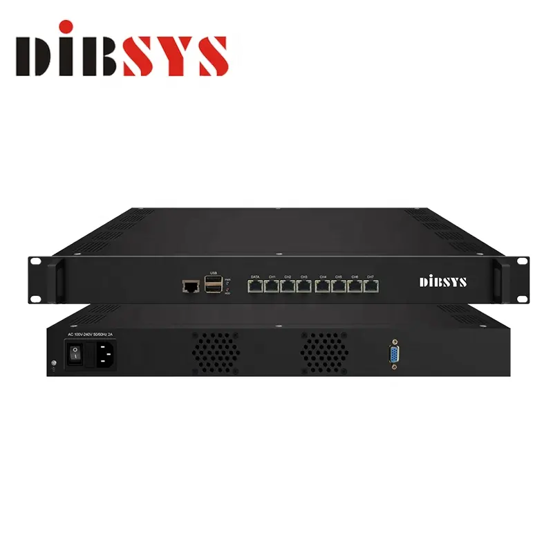 Dibsys-DCM750 RTMP HTTP UDP HLSiptvからデジタルテレビ放送へのコンバーターiptvゲートウェイまたはiptv変調器QAM、dvb-t、Isdbt