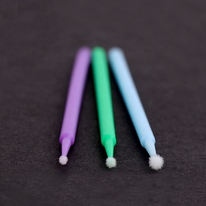 Microaplicador desechable para limpieza de pestañas, 100 piezas, azul, verde, morado, 0,15 MM, 0,20 MM, 0,25 MM - Product Image 2
