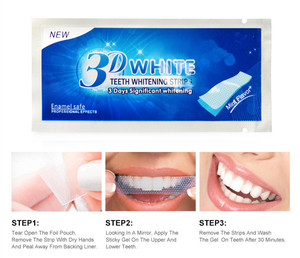 2019 New teeth whitening 3D natural teeth bleaching strips - Product Image 3