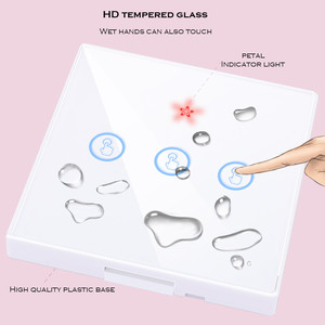 SMATRUL3ギャングスマートワイヤレスタッチスイッチライトガラススクリーンRFリモコン433MHZウォールパネルボタン110V220VLEDランプ - Product Image 4