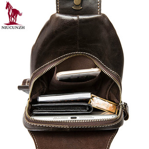 Usine Drop Shipping 8101 Rétro Multifonction Bandoulière <span class=keywords><strong>Poitrine</strong></span> <span class=keywords><strong>Sac</strong></span> Hommes En Cuir <span class=keywords><strong>Sac</strong></span> De <span class=keywords><strong>Poitrine</strong></span> - Product Image 6