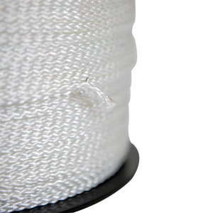 <span class=keywords><strong>Corde</strong></span> en <span class=keywords><strong>nylon</strong></span> tressée solide blanche de 5 mm pour usages multiples - Product Image 2