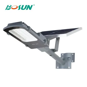 BOSUN户外IP65防水后院花园Bridgelux 20w 30w 50w led sola路灯