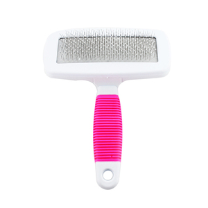 <span class=keywords><strong>Precio</strong></span> de fábrica al por mayor de plástico Anti pulgas de aseo de mascotas peine cepillo - Product Image 1