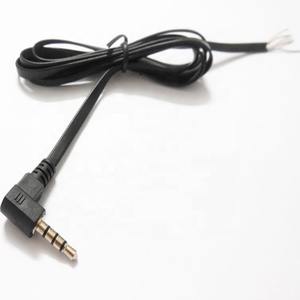 Cable de Audio TRRS de 3.5 mm, 4 Polos, Chapado en Níquel, de 10 cm, Desnudo y Estañado - Product Image 6