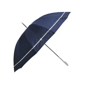 Guarda-chuva grande de fibra de vidro, melhor popular à prova de vento com impressão personalizada