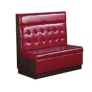 Sofá de cuero muebles de <span class=keywords><strong>restaurante</strong></span> solo booth asientos para venta - Product Image 2