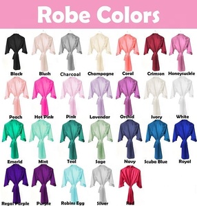 Großhandel bunte Kimono Satin Mädchen Roben Frauen - Product Image 1