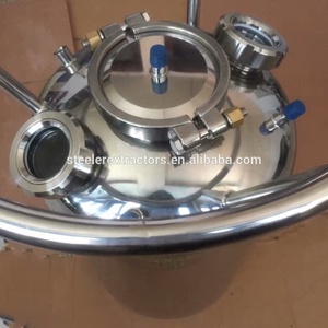 Edelstahl 50LB Recovery Lösungsmittel triclamp Tank für Geschlossen Schleife Dunst - Product Image 4