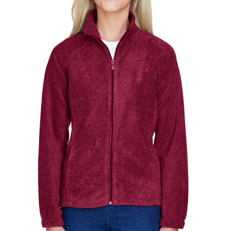 2019 colorful fleece custom logo casual thick women jacket patch zip pocket in Winter