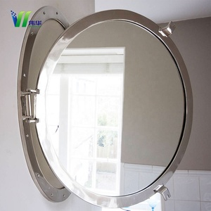 Moderna casa de lujo de baño de <span class=keywords><strong>oro</strong></span> antiguo <span class=keywords><strong>espejo</strong></span> de pared redondo - Product Image 5