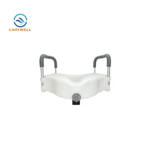 American Style Commode Raised Toilet Seat With Arms