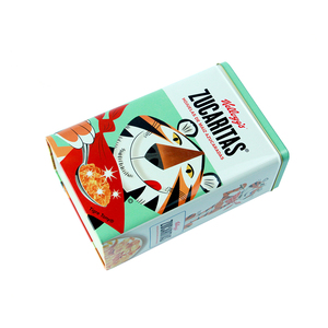 Giá Nhà Máy Chất Lượng Cao Khuyến Mại Hình Chữ Nhật Bản Lề Nắp Lon Soda Rỗng Hộp Kẹo Kim Loại - Product Image 3