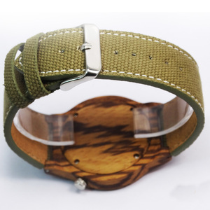 Cinghia Da Polso Orologi Personalizzati Misto di <span class=keywords><strong>Legno</strong></span> Fatti A Mano di Lusso DELLE DONNE di Modo di Sport Alla Moda <span class=keywords><strong>In</strong></span> Pelle di Nylon per Gli Uomini Analogico - Product Image 6
