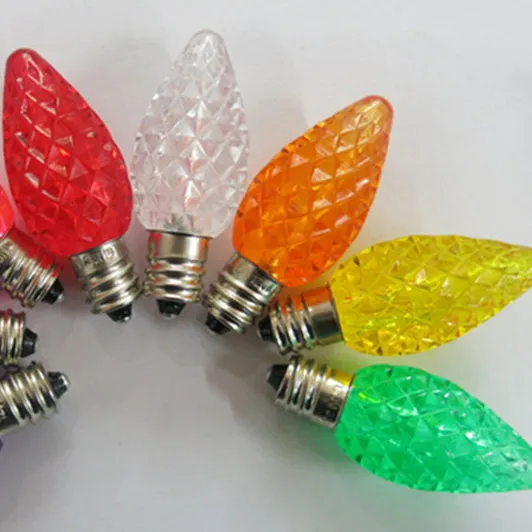 Christmas Decorative Strawberry C7 E12 base Faceted LED Light Bulbs