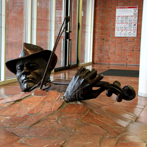 Al aire libre latón músico famoso escultura de bronce beethoven tocando el violín estatua - Product Image 5