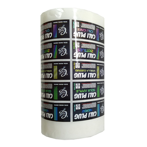 Hot Sale Custom Roll Vinyl Product <strong>Labels</strong> Stickers/Cali <strong>Plug</strong> Packaging <strong>Labels</strong> - Product Image 2
