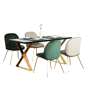 Cómodo de silla tapizados de Metal piernas escarabajo silla con <span class=keywords><strong>Grey</strong></span> de comedor de cuero habitación escarabajo sillas - Product Image 6