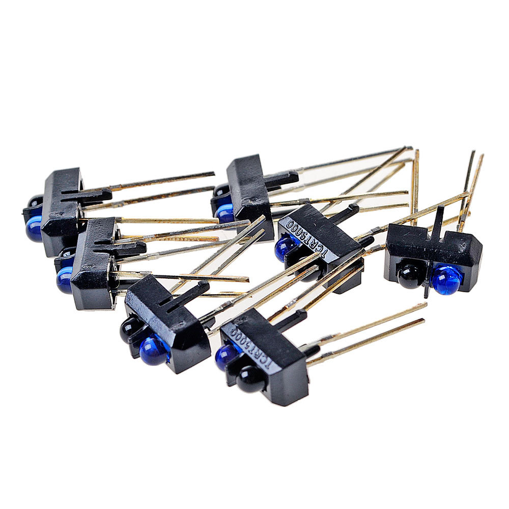Produktbild von 10 Stück HALJIA TCRT5000 Reflexions-Lichtsensor – IR-Schalter Für Arduino, 12mm Reichweite, Phototransistor