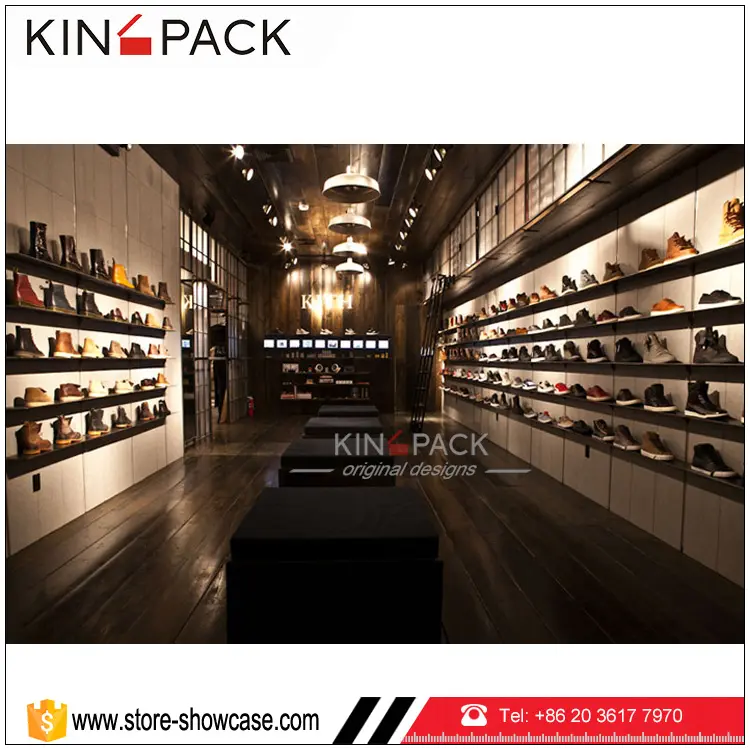 Personalizado de madeira jordan sapato rack para venda loja de calçados display stand