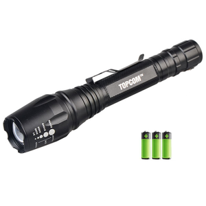 Hợp kim nhôm ráp cắm trại 10W T6 chiến thuật High Power <span class=keywords><strong>LED</strong></span> Đèn pin đèn lồng với clip - Product Image 1