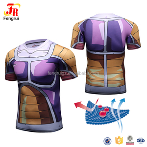 Marvel anime japonés <span class=keywords><strong>Dragon</strong></span> <span class=keywords><strong>Ball</strong></span> Z <span class=keywords><strong>Super</strong></span> Saiyan cute Kid Goku 3D DBZ camisetas Compression fitness camisetas - Product Image 2