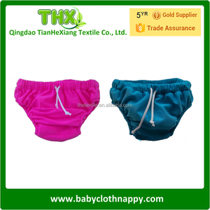 Pañal de natación de bebé reutilizable impermeable y lavable de microfibra para nadadores activos - Product Image 5