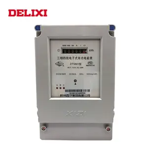 Compteur électrique automatique simple DTS601, lecture de phases, pré-fixé, vente en gros,