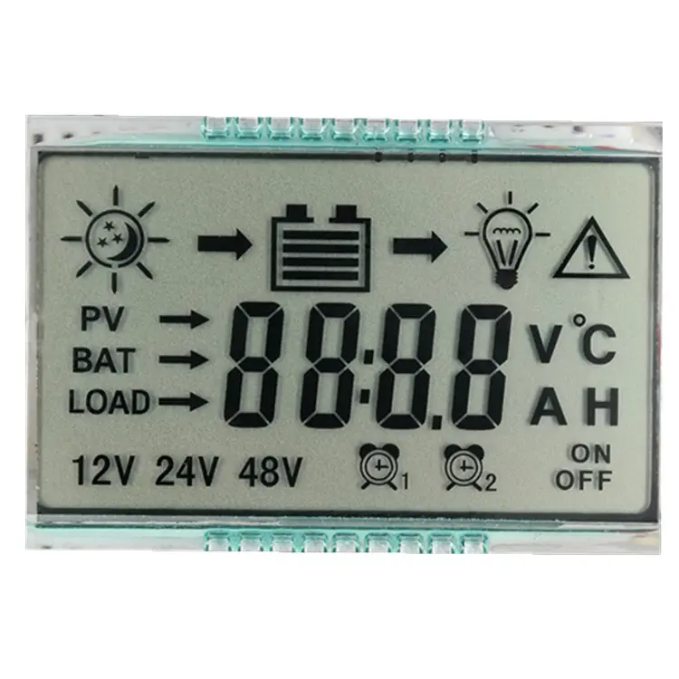 LCD Display Panel on Solar Controller