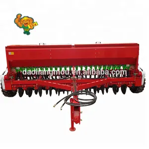 Controle hidráulico 16-36 linha caixa de sementes de arroz máquina da broca com fertilizante
