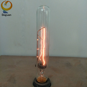 Ámbar/Borrar vidrio T20 cosecha colgante luz 130 V 25 W restaurante <span class=keywords><strong>Vintage</strong></span> lámpara de mesa lámpara del tubo - Product Image 6