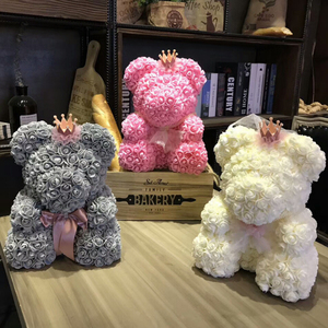 Commercio all'ingrosso <span class=keywords><strong>di</strong></span> Alta Qualità <span class=keywords><strong>di</strong></span> <span class=keywords><strong>rosa</strong></span> teddy bear artificiale della <span class=keywords><strong>rosa</strong></span> orso per san <span class=keywords><strong>valentino</strong></span> - Product Image 6