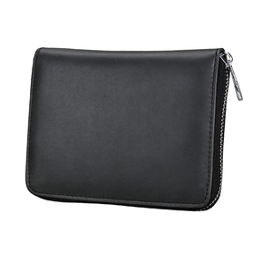 Genuine Leather Women Men <strong>RFID</strong> Wallet High Capacity for Unisex ID Credit Card Holder Organ Zipper <strong>Purse</strong> - Product Image 4