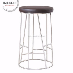 Asiento redondo taburete de <span class=keywords><strong>la</strong></span> barra de acero inoxidable Silla de <span class=keywords><strong>bar</strong></span> - Product Image 1