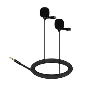 Nouveaux Produits à Double Tête Revers <span class=keywords><strong>clipsable</strong></span> à Condensateur Omnidirectionnel Micro Cravate pour iPhone - Product Image 6