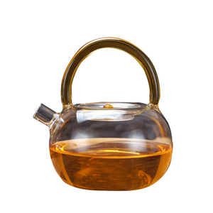 800 ml de borosilicato de soplado a mano antigua tetera de vidrio para la venta - Product Image 5