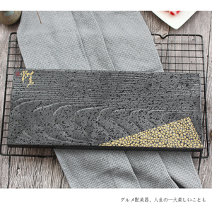 Cambio de Color de cristal bandeja para hornear 14,4 pulgadas rectángulo precio a granel de alta calidad horno de cerámica placa - Product Image 2