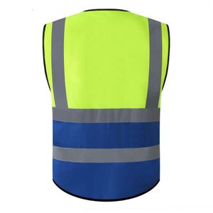 High visibility vest chalecos de trabajo seguridad <span class=keywords><strong>chaleco</strong></span> reflectivo para <span class=keywords><strong>obrero</strong></span> - Product Image 2