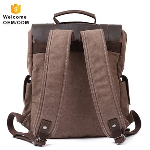 multifuncional retro de cuero real fabricante de alta calidad ligero clásico cremallera deportivo pequeño mini mochila - Product Image 6
