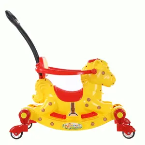 Uso de plástico Inflável Cavalo De Balanço Animal Cavalo Brinquedos para Crianças e Adultos
