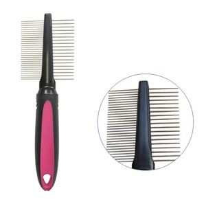 Personalizado 2019 nuevo diseño de acero inoxidable pet <span class=keywords><strong>peine</strong></span> <span class=keywords><strong>fino</strong></span> - Product Image 3