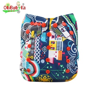 Ohbabyka fodera per pannolini impermeabile fodera per pannolini in tessuto per bambini a doppio rinforzo in poliestere - Product Image 4