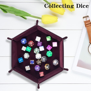 Khay Xúc Xắc Trò Chơi Hình Chữ Nhật Bằng Da PU Có Thể Gập Lại Khay Xúc Xắc Tùy Chỉnh Khay Xúc Xắc Có Thể Gập Lại Để Chơi Cờ Bàn - Product Image 5