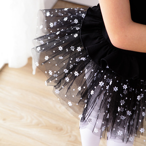 Manga corta sin respaldo bailarina ropa Leotardos de Ballet <span class=keywords><strong>con</strong></span> <span class=keywords><strong>Tutu</strong></span> falda - Product Image 5