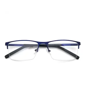 Stainless Steel Glasses Man Metal Eye Optical High End Laser Eyewear Eyeglasses Frame