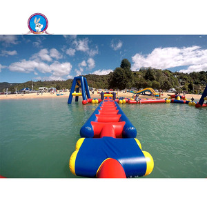 Spiaggia acqua galleggiante parco prezzo di fabbrica su misura gigante Aqua Park attrezzature sportive gonfiabili per località balneari - Product Image 5