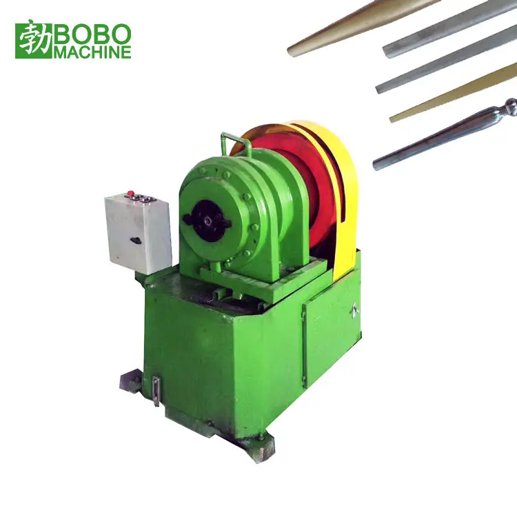 used seond hands automatic manual metal round square tapper pipe tube end reducing forming shrinking machine price