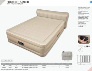 Bestway 69019 <span class=keywords><strong>matelas</strong></span> pneumatique <span class=keywords><strong>avec</strong></span> pompe intégrée <span class=keywords><strong>lit</strong></span> intérieur pour camping à domicile - Product Image 5