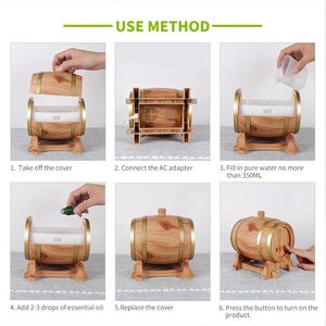 Mới Đến Gỗ Sồi Khuếch Tán Hương Thơm Điện Mùi Hương Tinh Dầu Khuếch Tán Độ Ẩm - Product Image 4