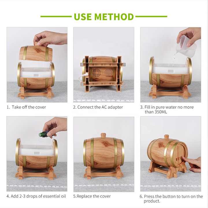 Oak Wood Aroma Diffuser - Elevate Your Space with Fragrance